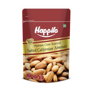 Happilo Premium Californian Almonds Roasted & Salted 200g