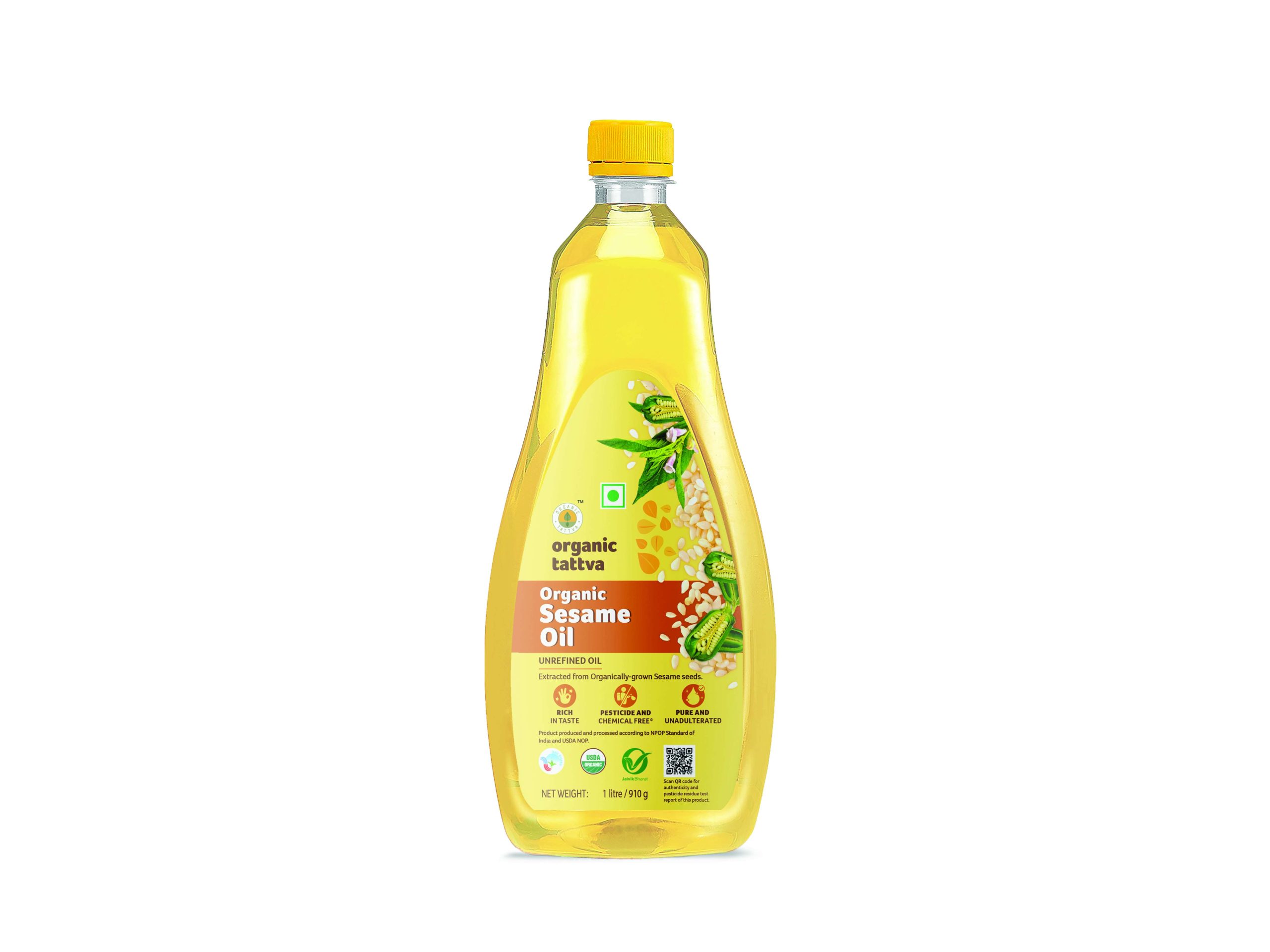 Organic Sesame Oil 1litre - Image 2