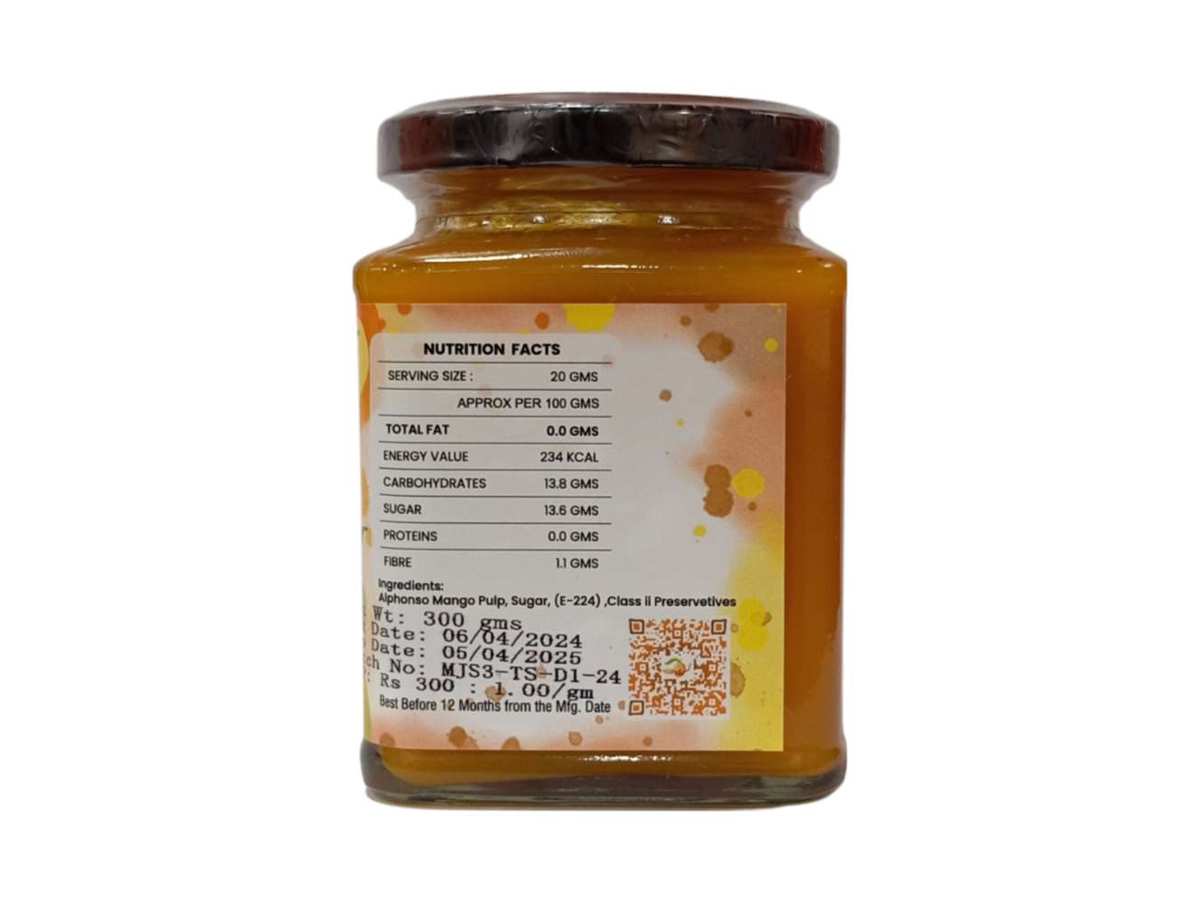 Aam Boss Alphonso Mango Jam Spread 300g - Image 4