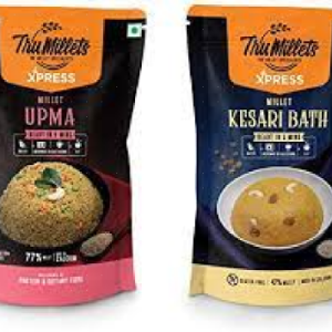Combo -X Trumillet Upma , X Trumillet KesriBath- Each 180gms- Instant Ready Mix -5 Minutes