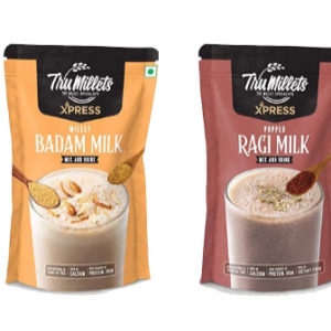 Combo Millet Drink - Xpress Popped Ragi Milk , Xpress Badam Milk - 200g each