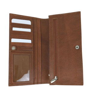 Ladies Wallet - Sleek - Tan