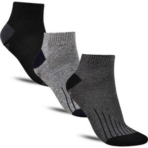 Dollar - Cotton Men's Solid Multicolor Ankle Length Socks ( Pack of 3 )