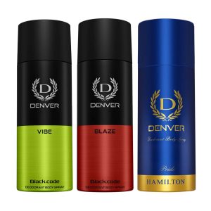 Denver Pack of 3 Deos (Vibe + Blaze + Pride) - 150ml Each