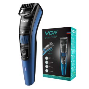 VGR V-052 Blue Hair Trimmer for Men, Professional Trimmer with Long Battery Life and Sharp Blades