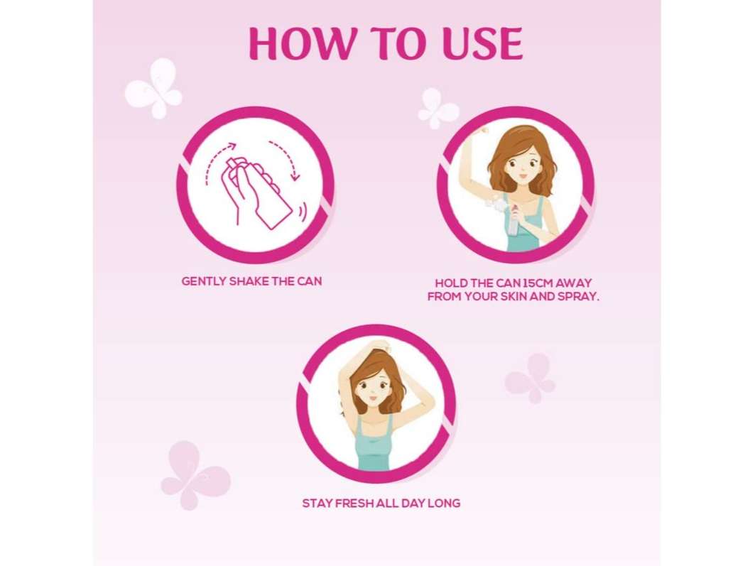 Spinz Mystic White Perfumed Deo for Women Fresh Lily Fragrance Long Lasting Freshness, 24 Hours Protection from Odour causing Bacteria - 200 ml - Image 3