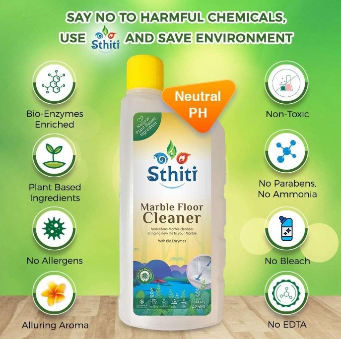 Sthiti Eco - Marble Floor Cleaner -Pack of 3 - Image 2