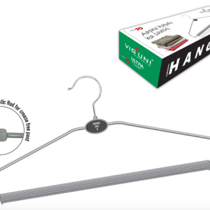 ULTRA 10-Piece Metal Garment Hanger Set - Durable, Sleek Design for Organizing Your Wardrobe