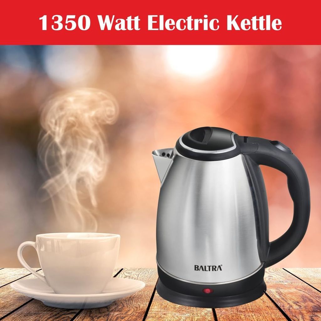 Baltra 1.8L 1500W Stainless Steel Electric Kettle, Supreme/ BC-158 - Image 3