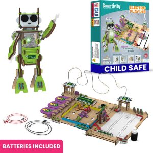 Smartivity Electricity Kit Diy|Science Project Kit|Stem Diy Fun Robotic Toy For Kids 6-8-10-12|Best Gift Toy For Boys & Girls|Science Toy|Educational & Construction Based Activity Game|Made In India